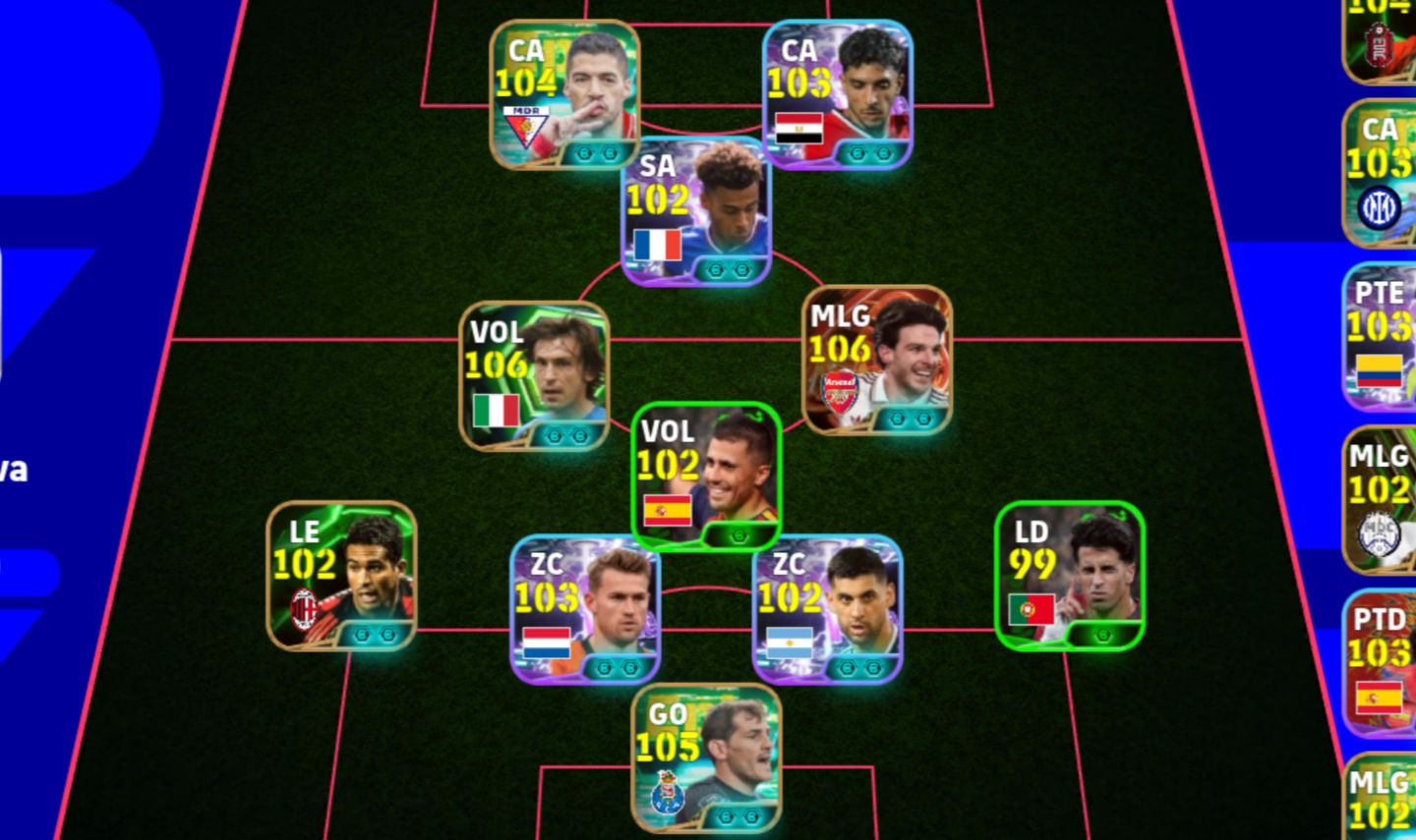 Conta de EFOOTBALL Pirlo e rice