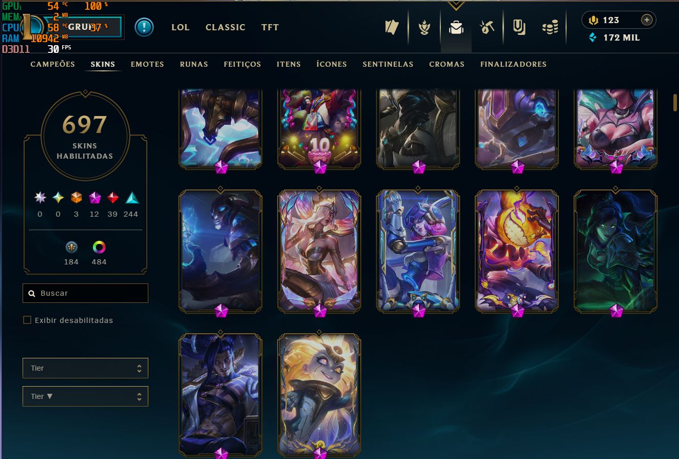 Conta lol Top 1 zaahen esmeralda 2