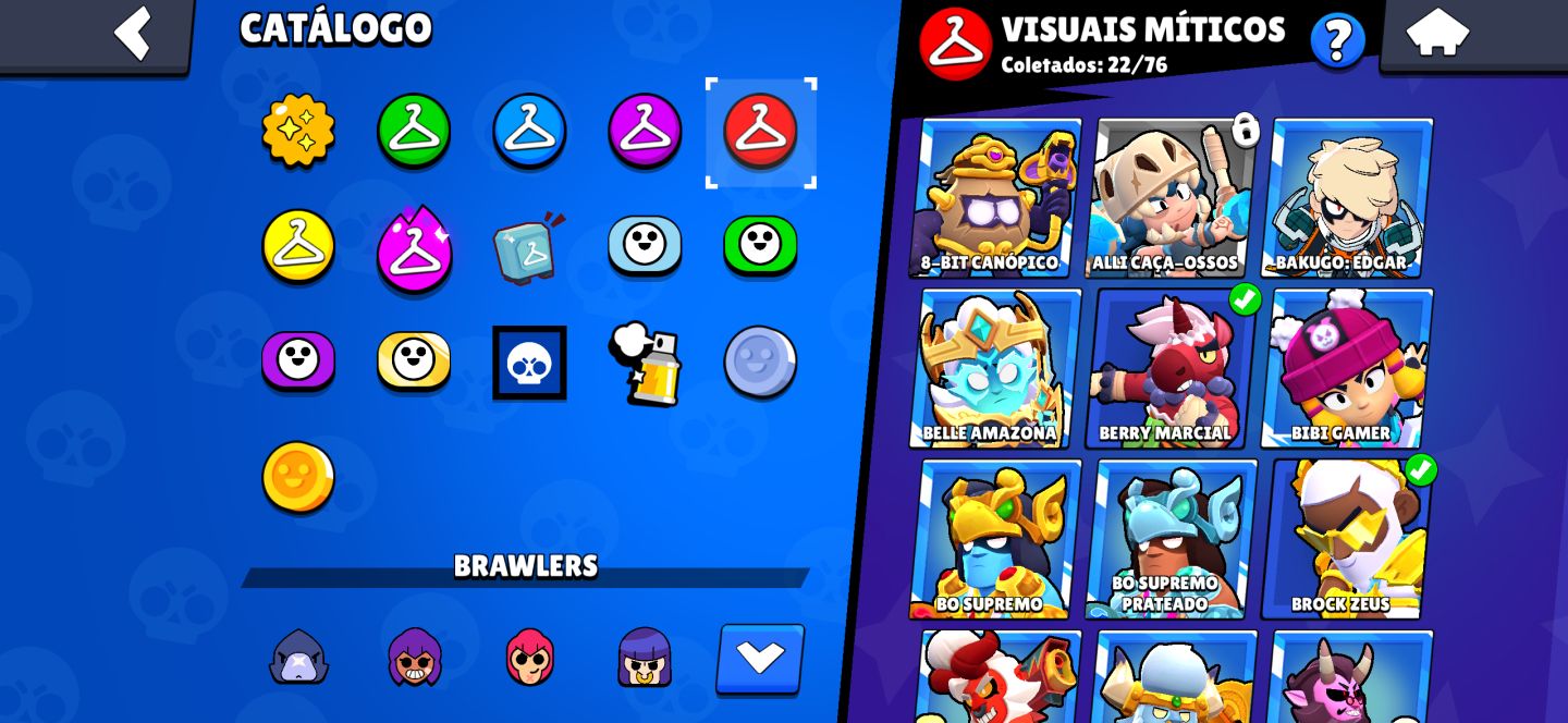 Conta Brawl Stars gemadinha