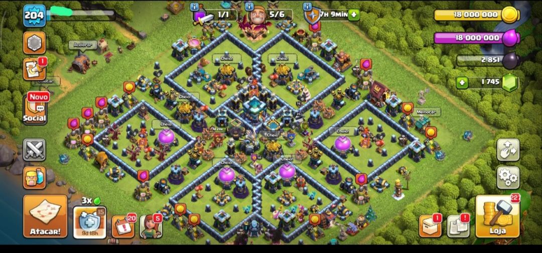 Conta cv13 Full, com muitas medalhas de liga