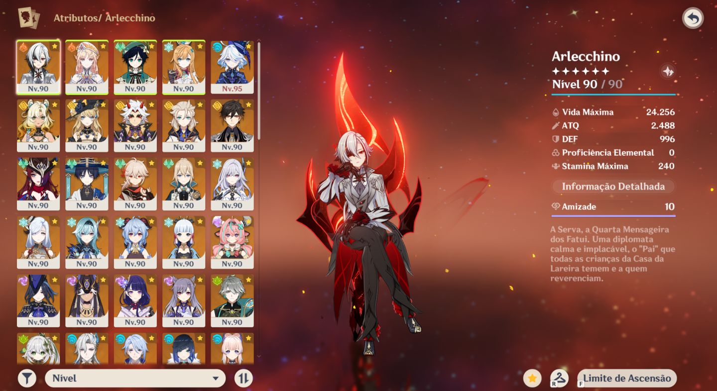 Conta End Game com 2083 dias logados AR60, e muitos personagens e armas