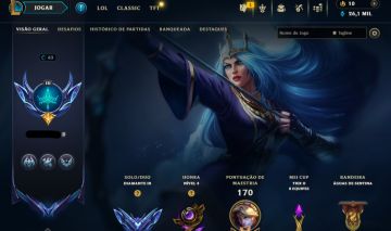 CONTA 2013 DIAMANTE 3 - 54 SKIN - 90+ CHAMP + MMR BOM! - 100% SEGURA!