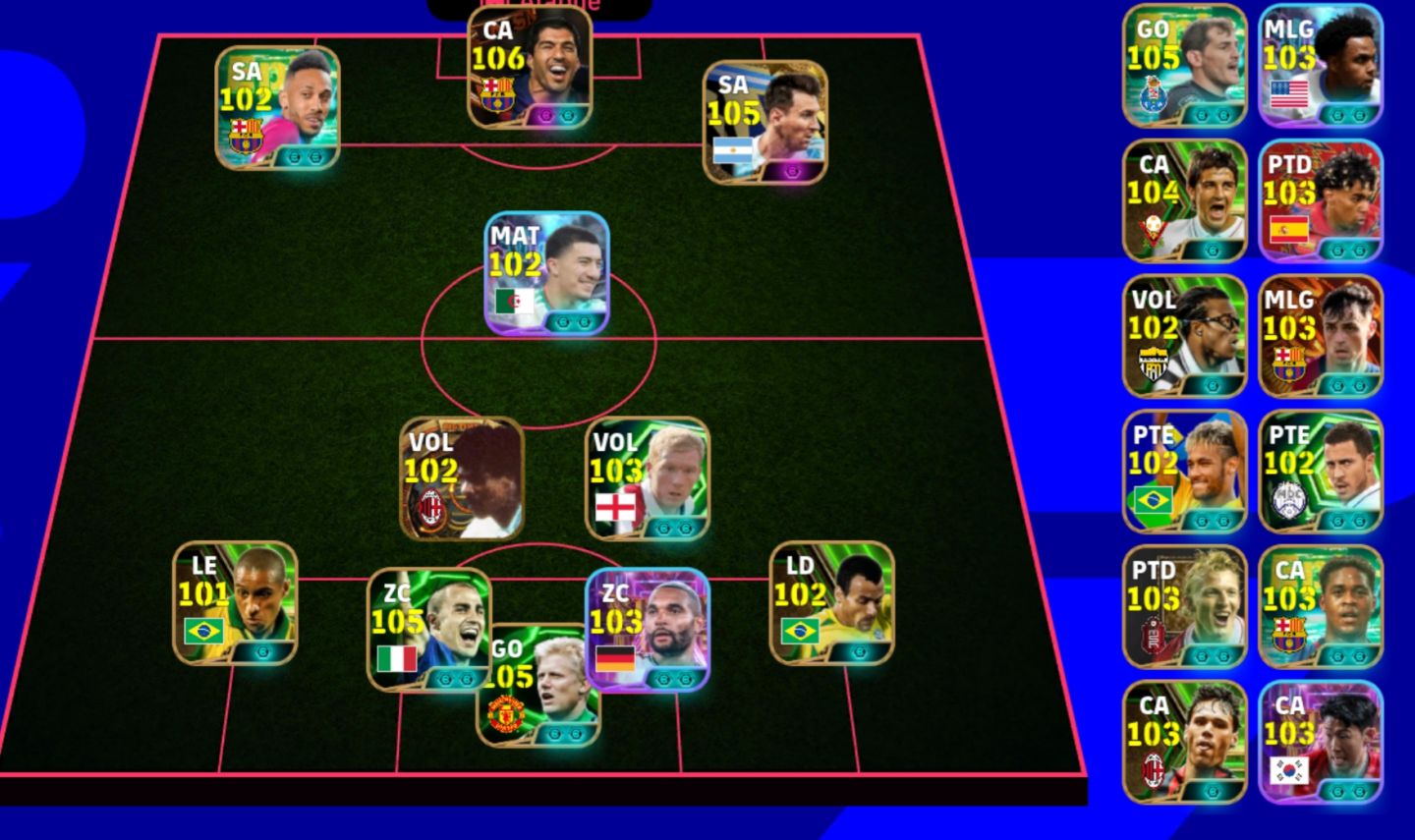 Conta efootball top com os melhores jogadores