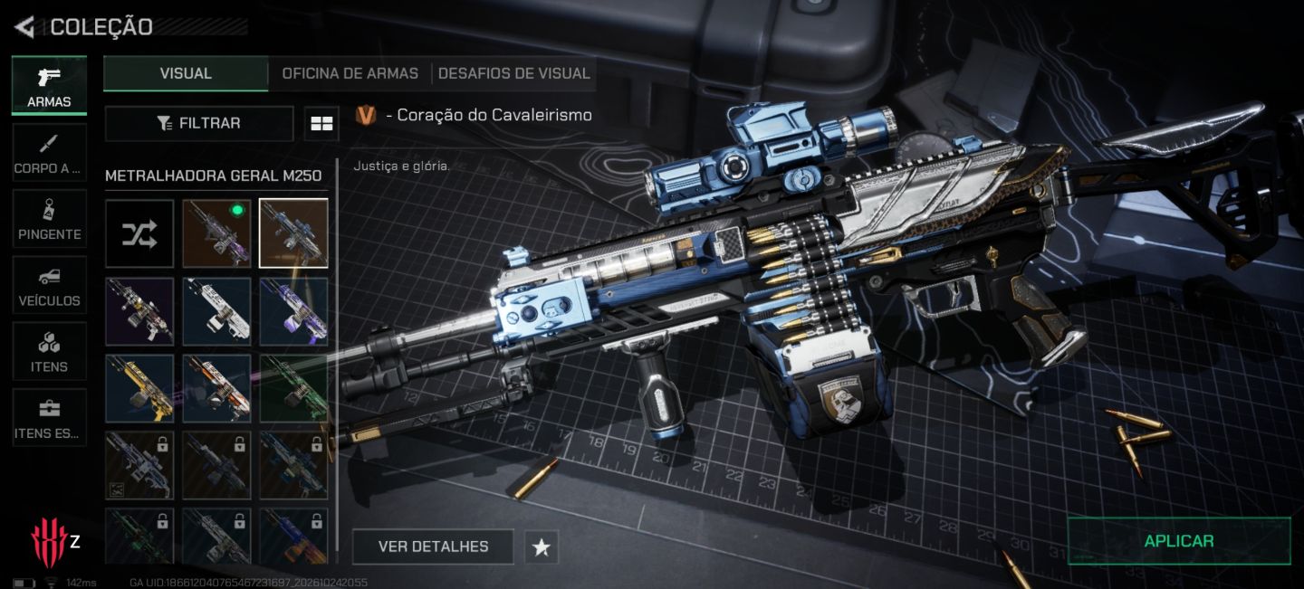 Conta do Delta force! Skins limitada de Mandel KC17 e AKM