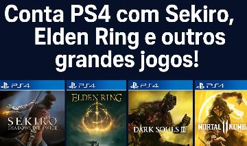 Conta Ps4 Com Sekiro, Elden Ring E Mais Na Desc (Preco negociavel)