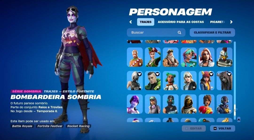 Conta Fortnite OG TRYHARD| Travis Scott | Bandido Psicopata | Peixoto World Cup