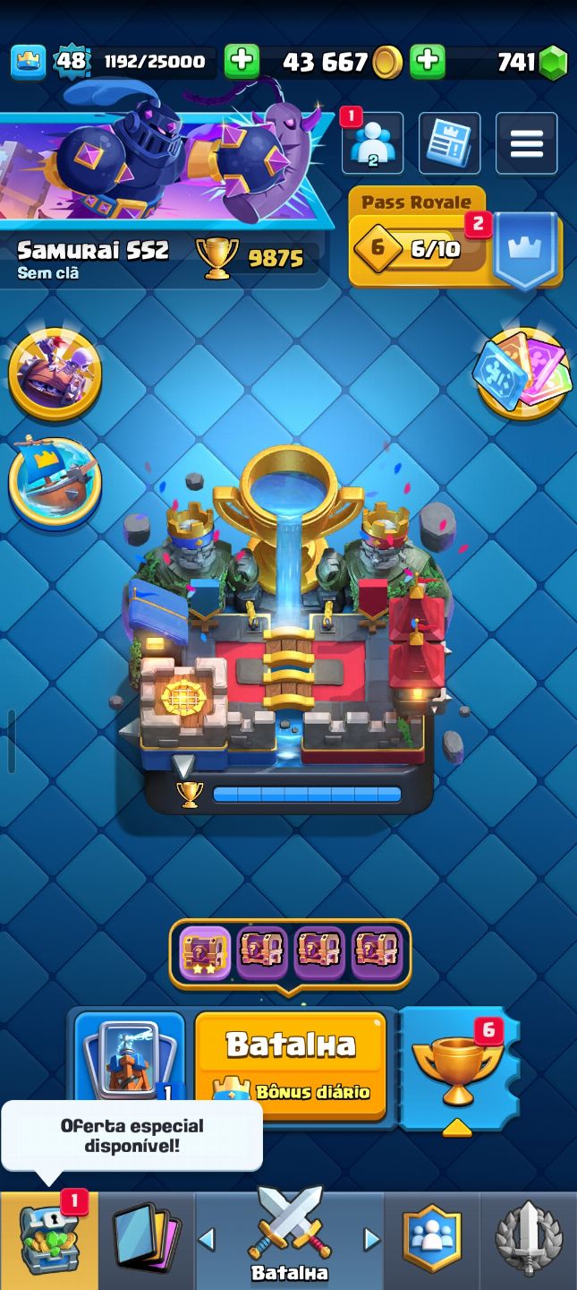 CONTA DE CLASH ROYALE | CLASH OF CLANS | BRAWLS STARS | 4ANOS PARA CIMA