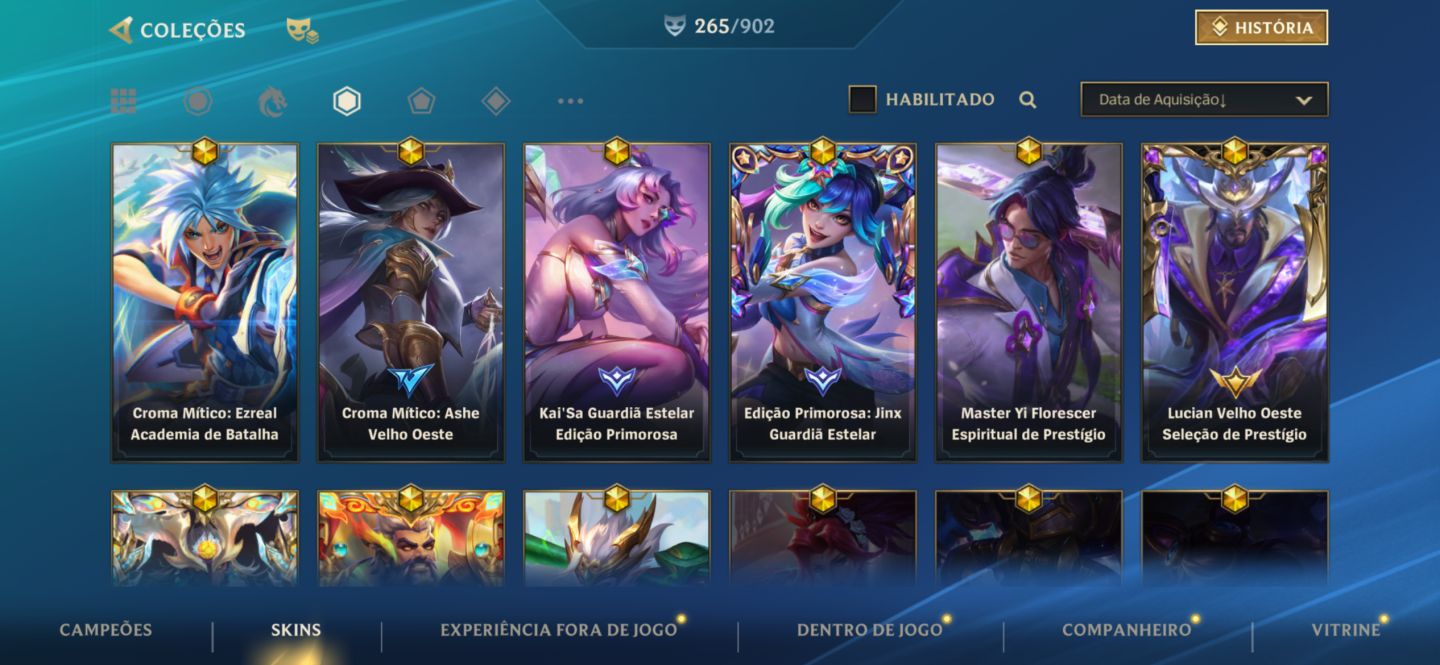 Conta wild rift ex top 1 lucian, lenda e monarca!! main adc e jungler e etc!