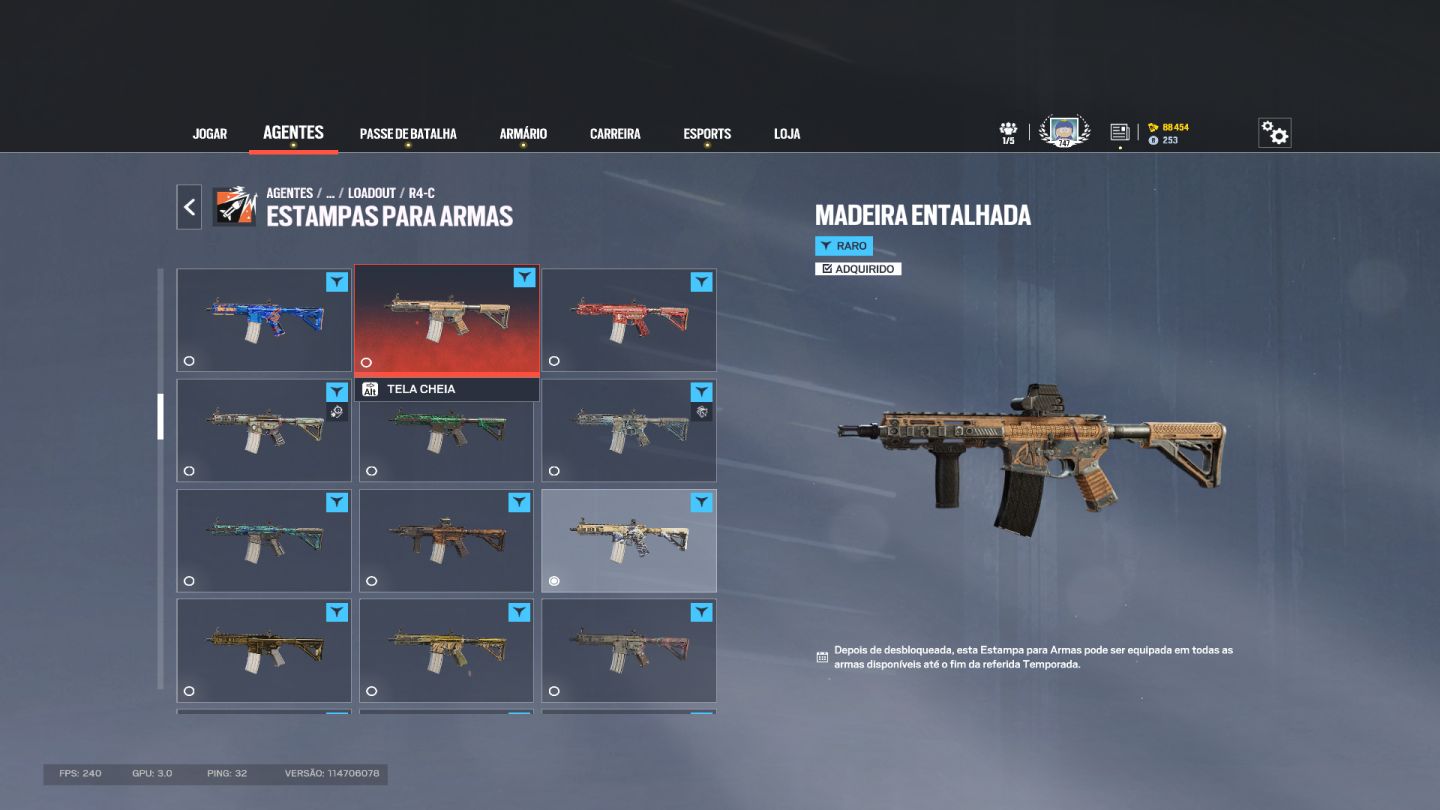 CONTA 3K ITENS, COM 3 CHAMPIONS ANTIGOS E DIMAS(RARISSIMOS) E MUITA SKIN TRYHARD