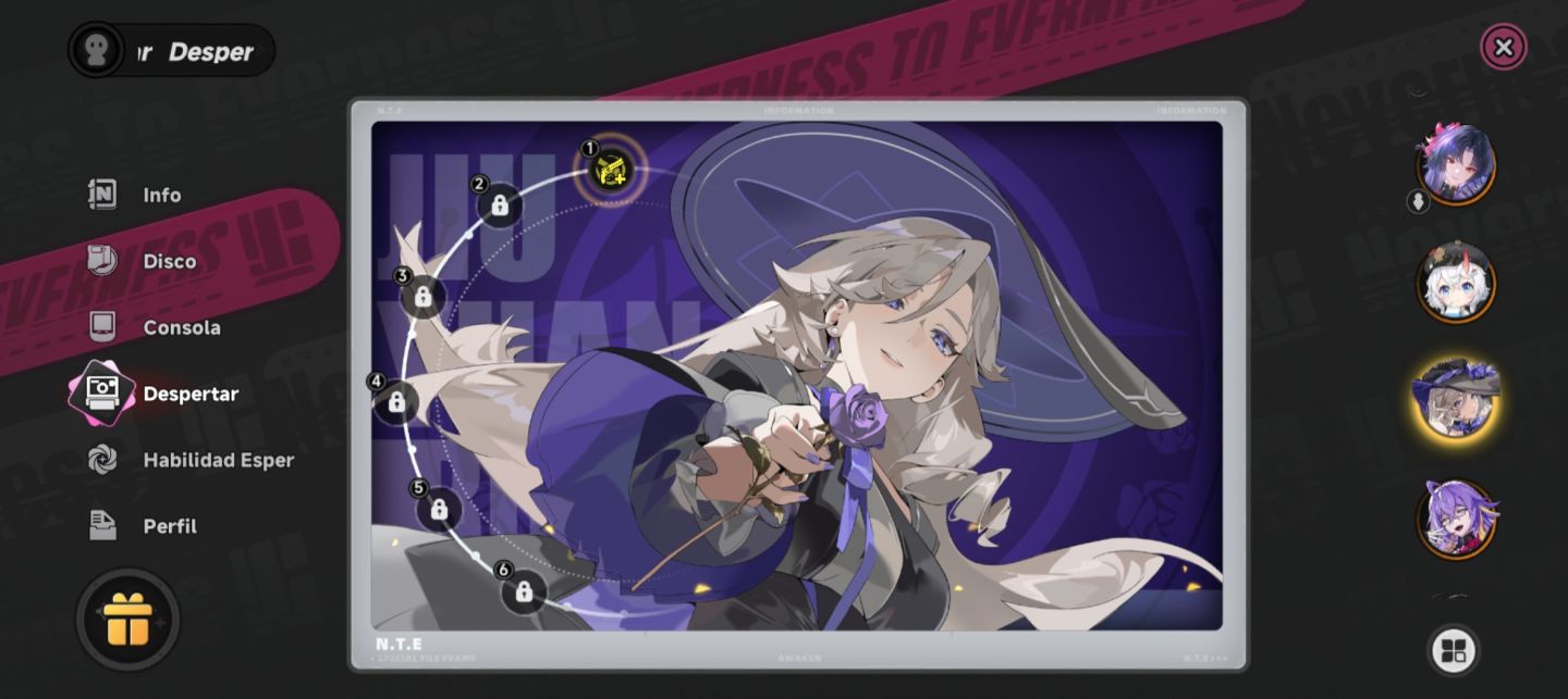 CONTA NEVERNESS TO EVERNESS: QUASE TODOS OS PERSONAGENS + ARMAS ASSINATURA