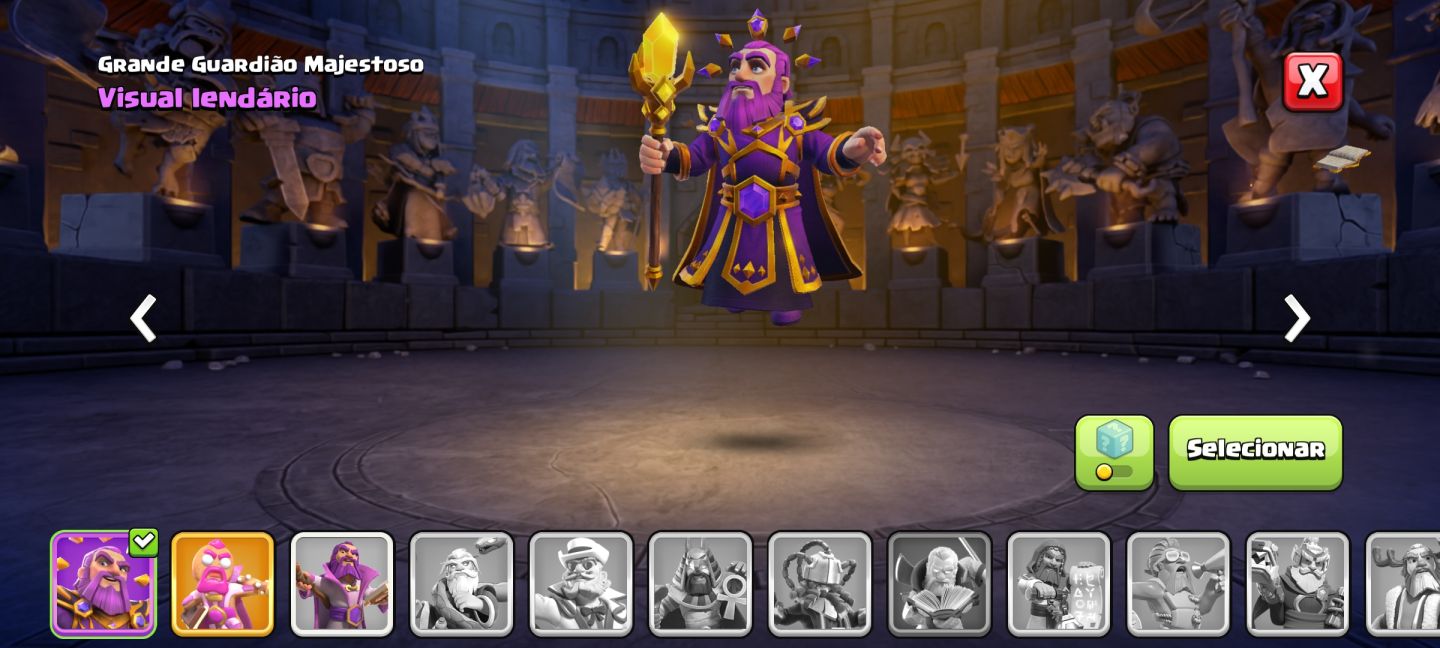 CV 18 clash of clans muito bem upada, confira nas imagens e descrição.
