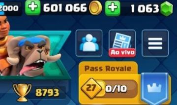 Conta clash royale arena 22