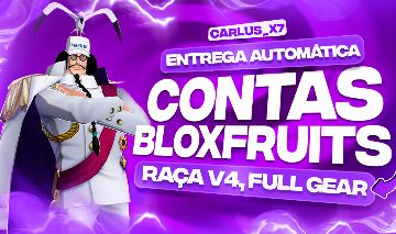CONTAS COM RAÇA V4 COM TODAS - Roblox - Blox Fruits - GGMAX
