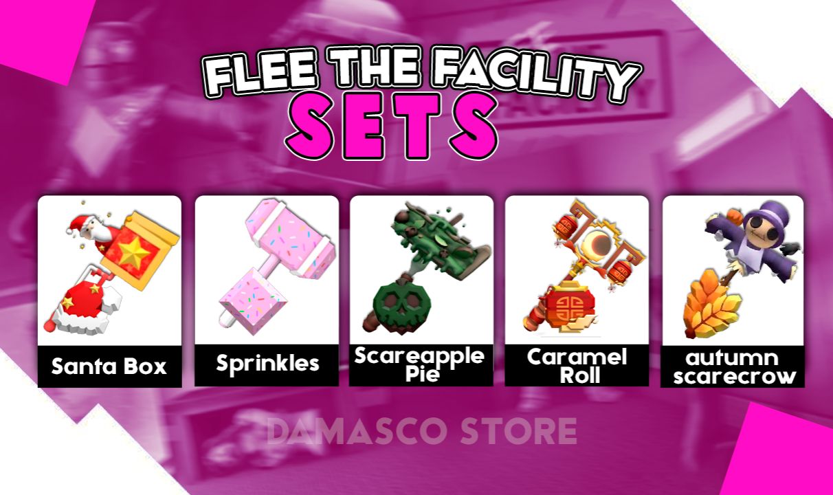 | SETS LENDÁRIOS, ÉPICOS E RAROS! FLEE THE FACILITY (FTF) MARRETÃO |