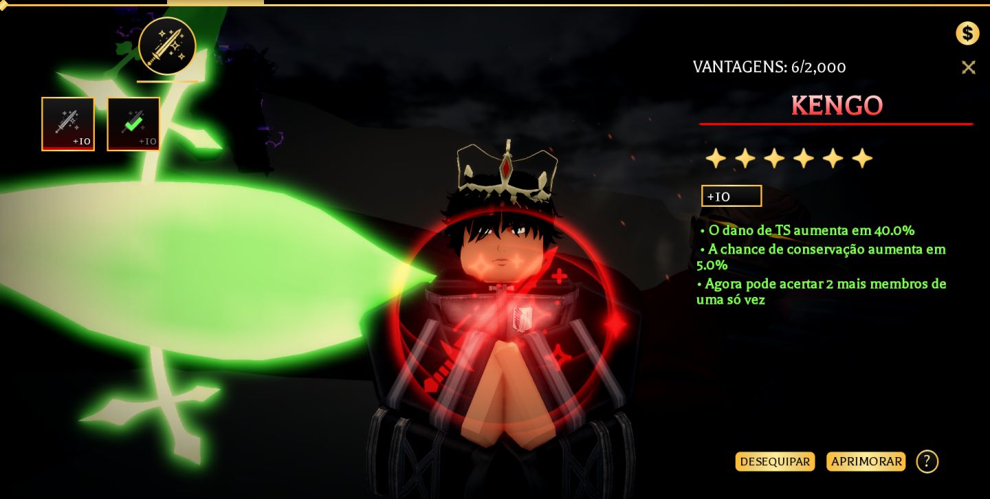 MELHOR build de TS perks miticas+ackerman family+ asa do yuno