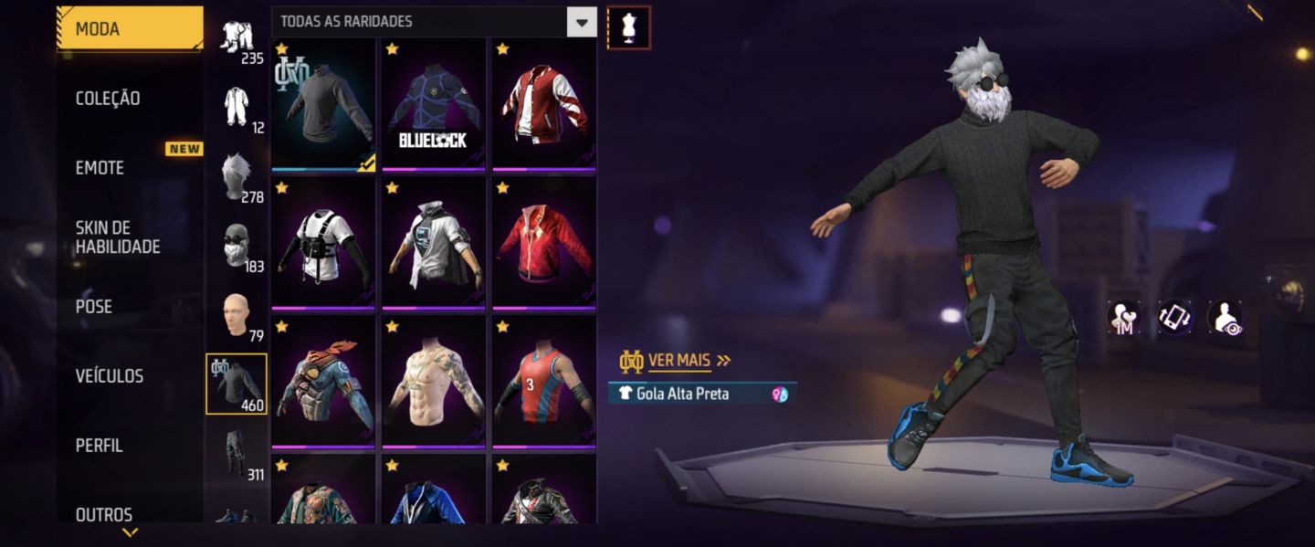 CONTA DE FREE FIRE MUITO GEMADA UMP E XM8 2 VELOCIDADE