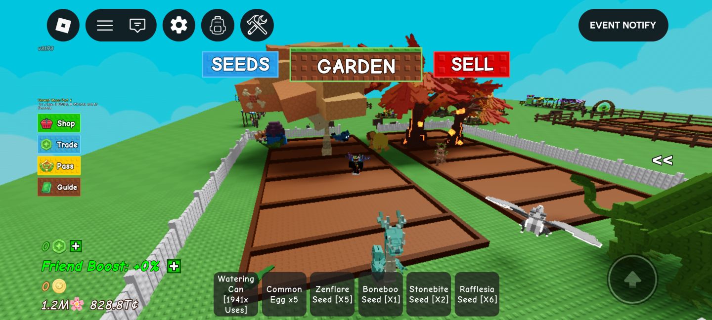 Conta Roblox Top - Grow a Garden e Bloxfruits