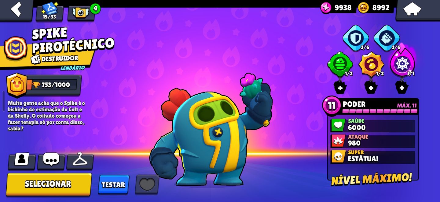 CONTA BRAWL STARS COM 16.485 TROFÉUS | 47 BRAWLERS | 80 GEMAS | 9K MOEDAS | ETC