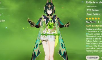 Genshin Impact Nefer+Assinatura Lauma 150 Tiros Pity 59 Garantido 84 Res