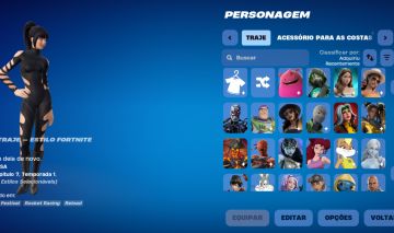 Conta de fortnite com as skins da jinx, Lisa, chappel roan, laufey