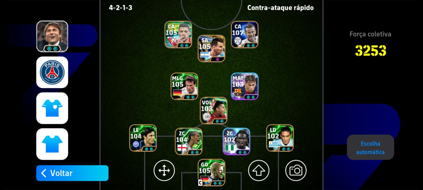 Conta effotball top de verdade