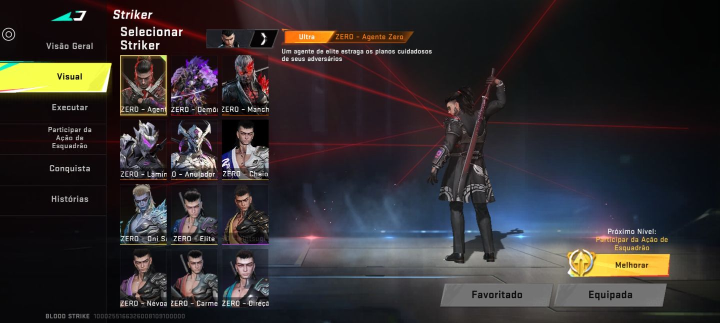 Conta blood strike impecável na barbadaa
