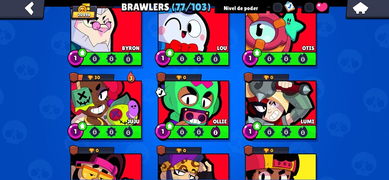 CONTA BRAWL STARS - 20.898 TROFÉUS | 77/103 BRAWLERS | PRESTÍGIO 9