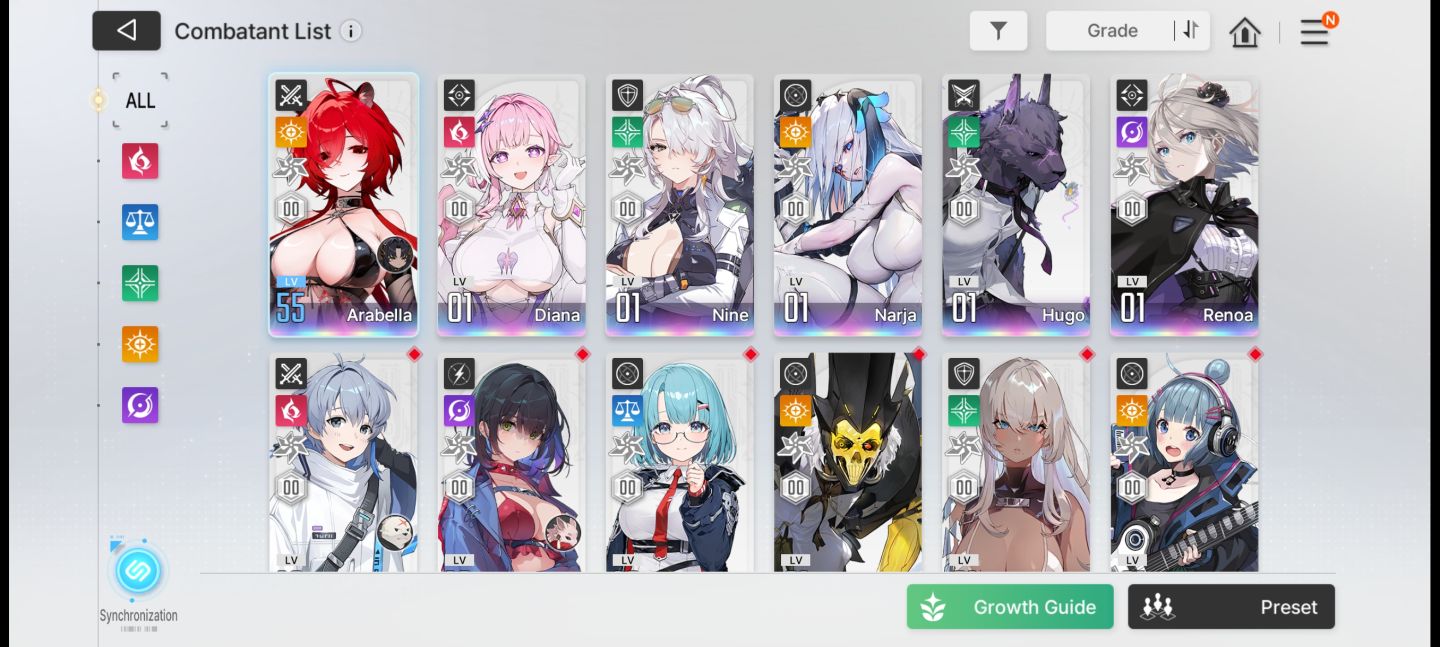 CONTA DE STARTER COM 6 PERSONAGENS 5 + 157 tiros limitados
