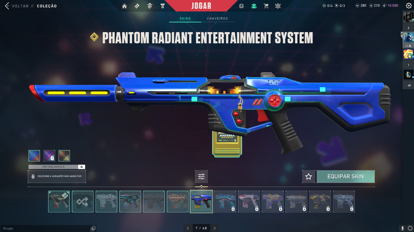 Conta Valorant criada na beta e com skins raras - Unico dono