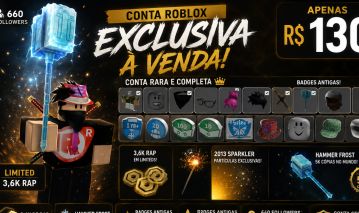 CONTA ROBLOX RARA À VENDA APENAS R$130