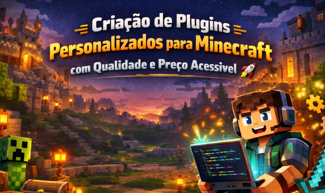 Plugins Personalizados para Minecraft com Qualidade e Preço Acessível