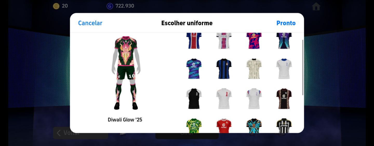 CONTA EFOOTBALL SEMI-FULL NOVO ADRIANO | NEYMAR BIG | BALE 107 | ZICO TIME 3260