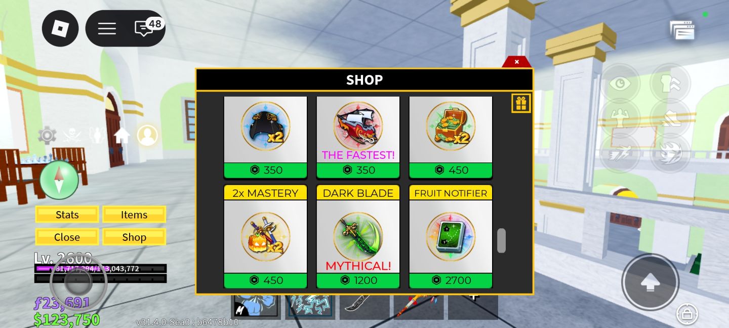 CONTA BLOX FRUITS COMPLETÍSSIMA | Perms, Maestrias no Máximo e 20k+ Robux gasto