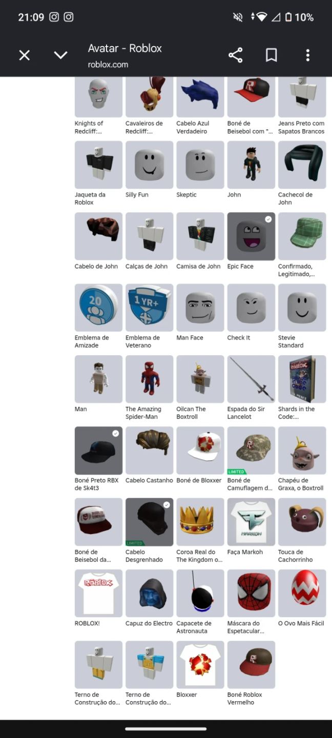 Conta Antiga do Roblox (Rara de 2013)