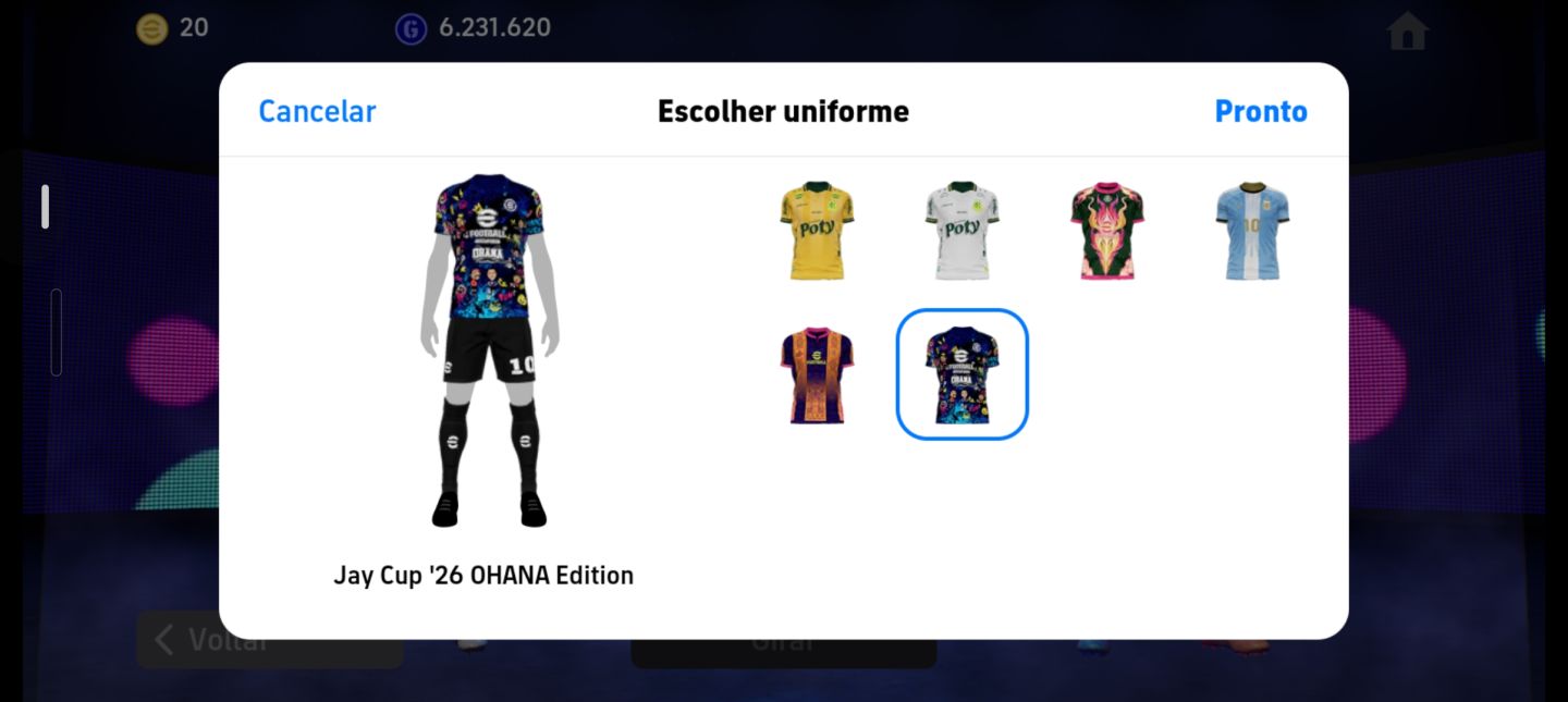 CONTA EFOOTBALL 3208 DE FORÇA COLETIVA CRISTIANO RONALDO BIG TIME