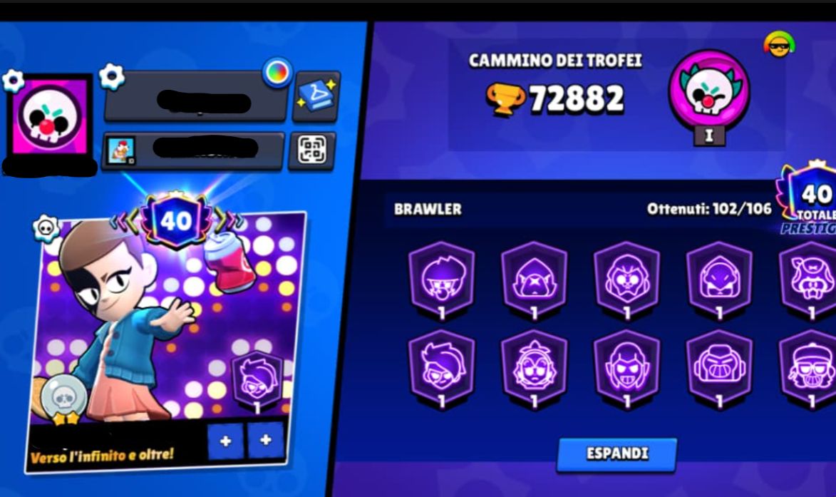 Conta Brawl Stars 73k 106 brawlers 2019