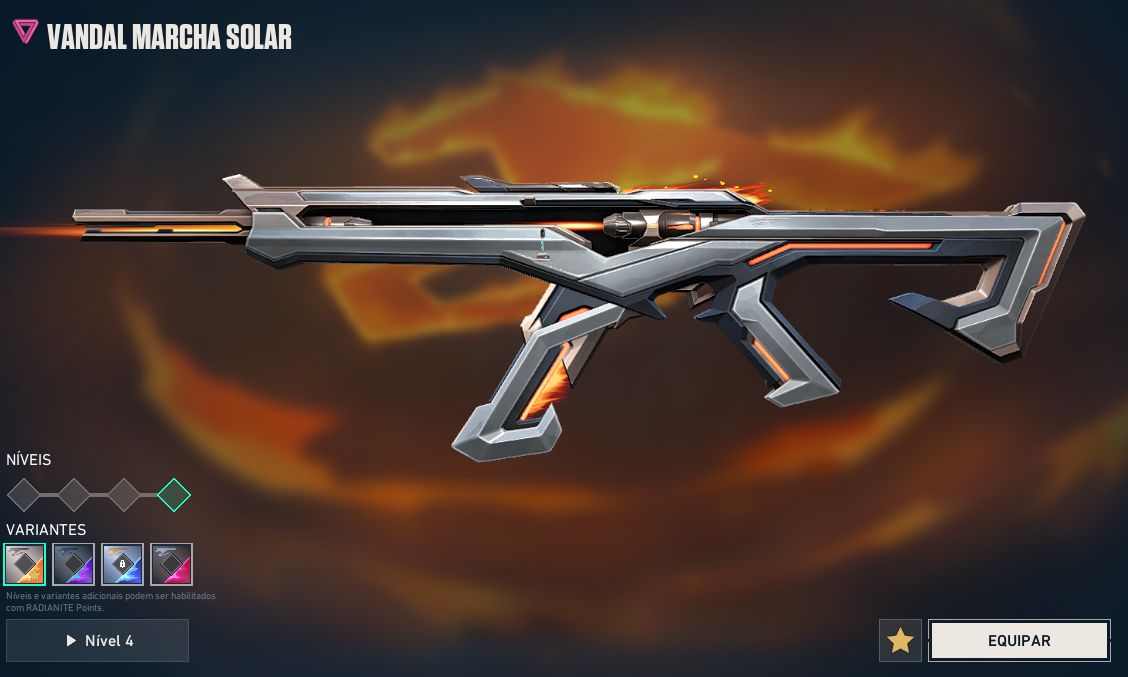 Conta do valorant com skins que não aparecem na loja normalmente