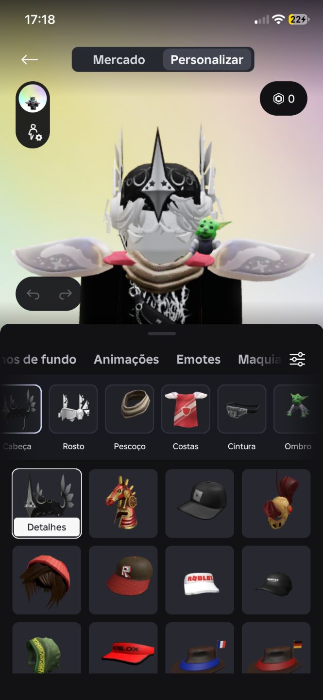 CONTA ROBLOX COM SKINS E MAIS DE 7K GASTO