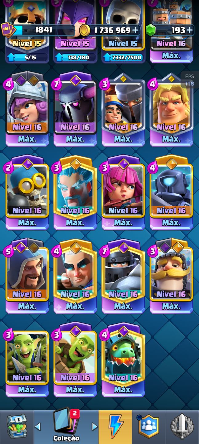 Conta Clash Royale Full 14K