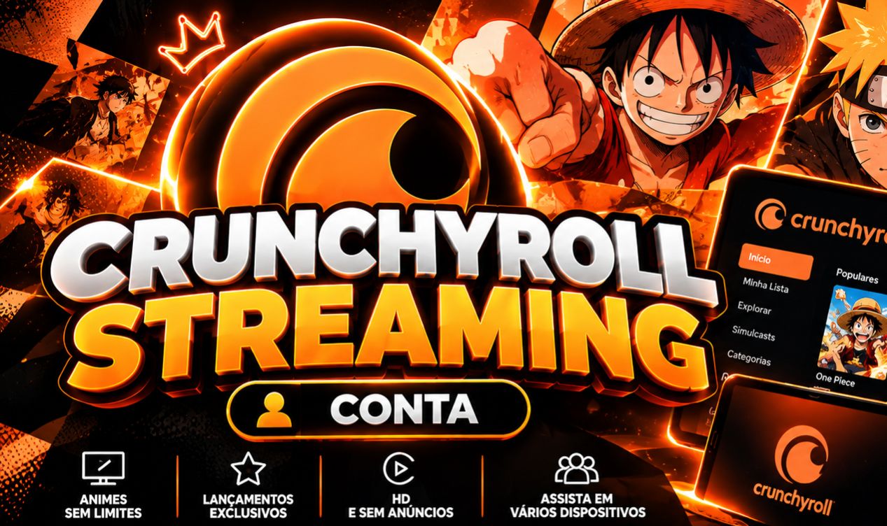 Crunchyroll Premium Contas 30d