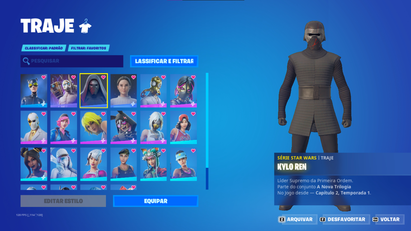 CONTA FORTNITE COM BANDIDO PSICOPATA E OUTRAS SKINS QUE NÃO VÃO VOLTAR MAIS.