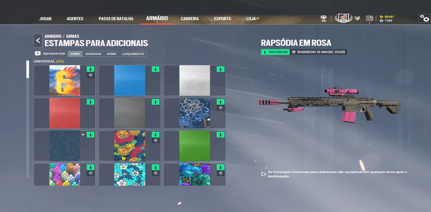 CONTA ANTIGA R6 FULL ACESSO