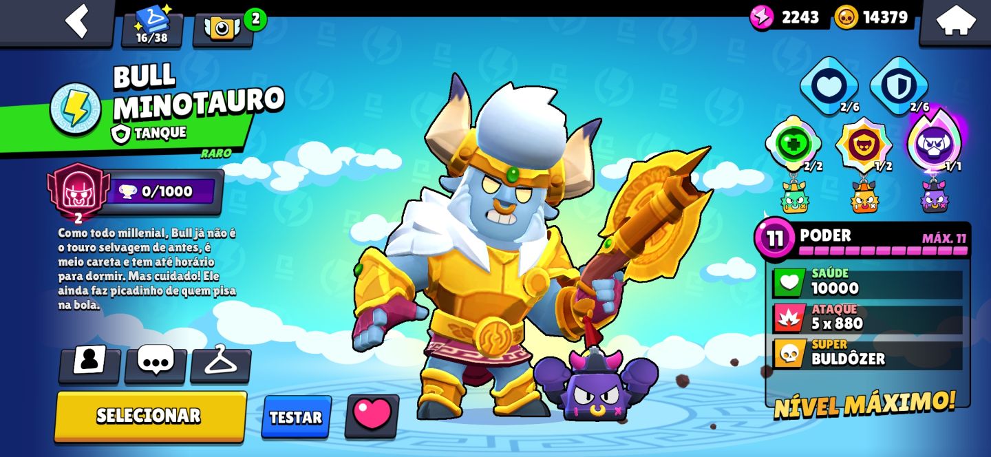CONTA BRAWL STARS 81 BRAWLERS | 38K+ TROFÉUS | 31 HYPERCHARGES