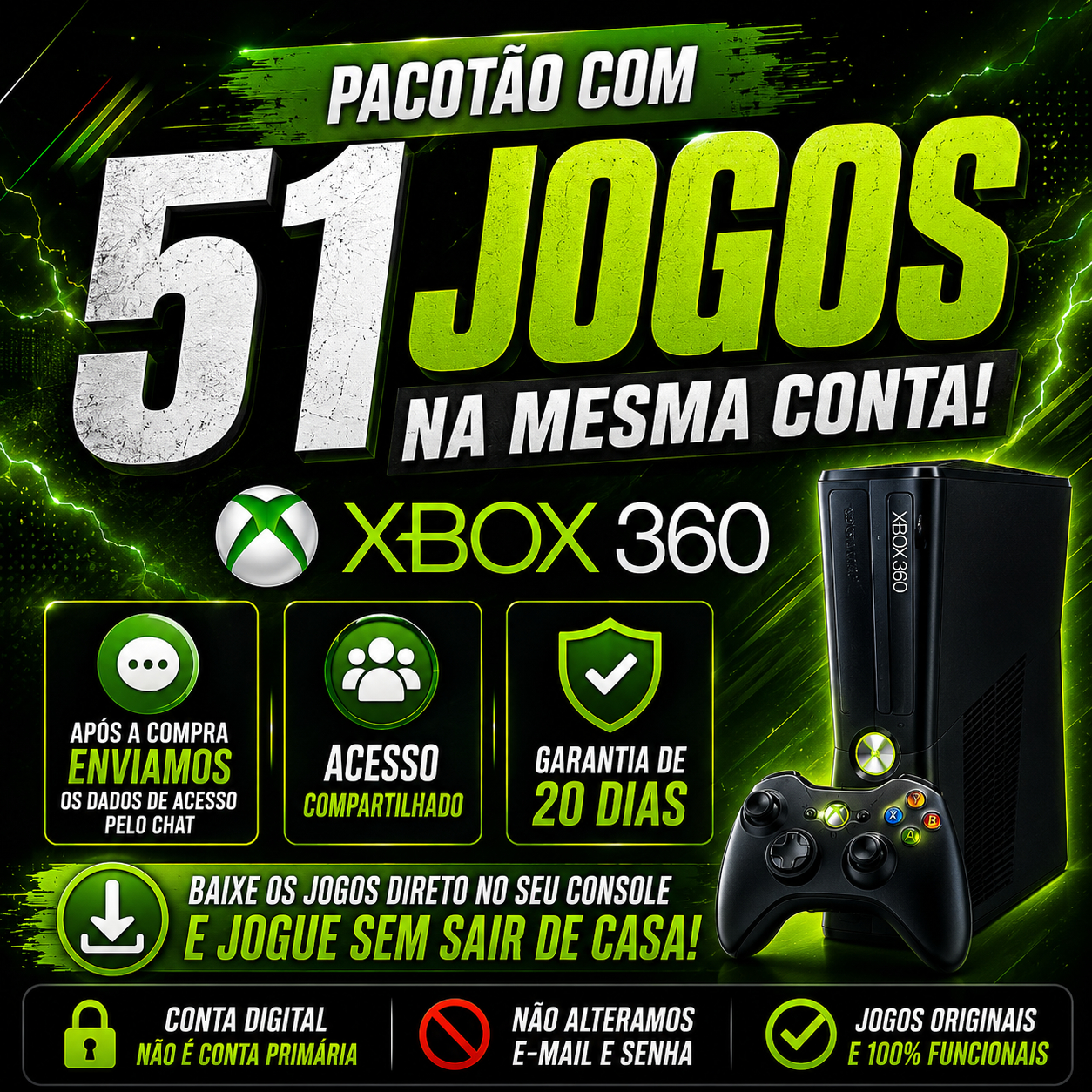 51 JOGOS DE XBOX 360