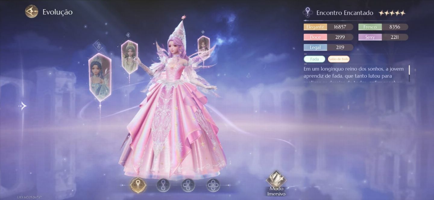 Conta Endgame - Infinity Nikki 16 sets completos + Looks Milagrosos + 4 inc.