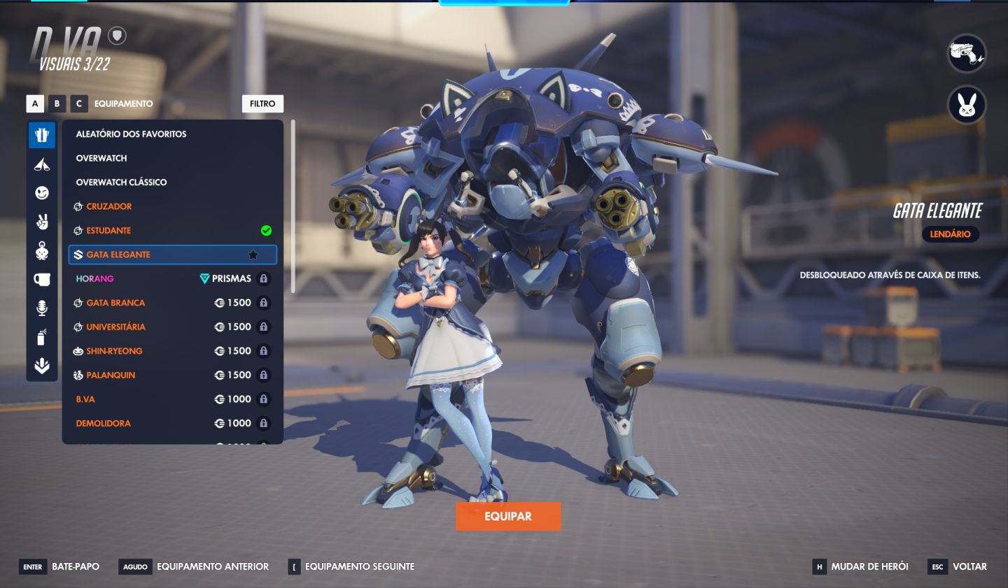 Conta de overwatch main dps/suporte com 3 passes comprados
