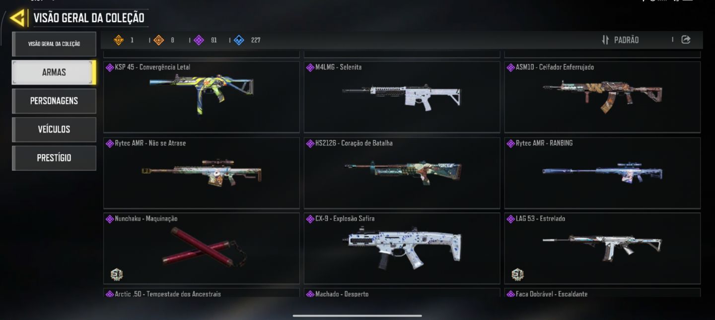 Conta de CALL OF DUTY (MOBILE) ANTIGAAAAAA!!!!!