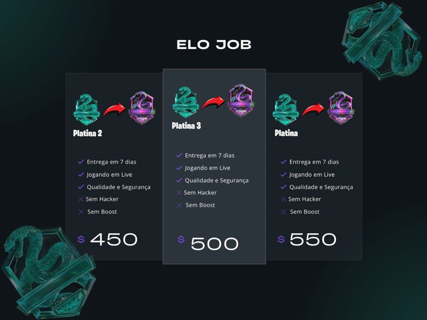 Elo job warzone ate iridescente