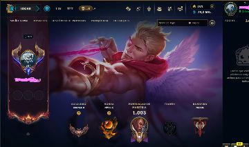 100% SEGURA / PODE ALTERAR E-MAIL E SENHA / 275 SKINS / TODOS CAMPEÕES