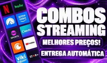 NETFLIX + PRIME + HULU + YOUTUBE + TNT | CRUNCHYROL E MAIS | ENTREGA AUTOMATICA